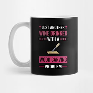 Wine Drinker Wood Carving Woodcarving Woodcarver Mug